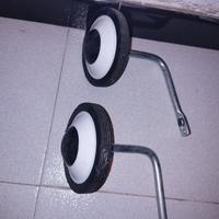 coppia rotelle bici 