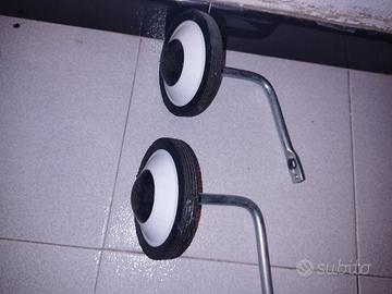coppia rotelle bici 