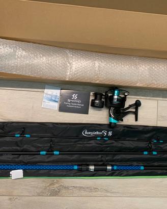 LS-SURF-3S90M Canna Pesca 3 Sezioni Carbonio 2.7m