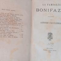 libro d'epoca "LA FAMIGLIA BONIFAZIO"