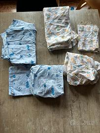 Set lenzuola per culla