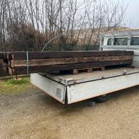 Traversine ferrovia per muro contenimento terre