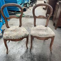 Sedie di antiquariato stile Luigi Filippo - 1850