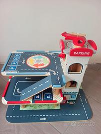 Parcheggio garage giocattolo Wood n'play in legno