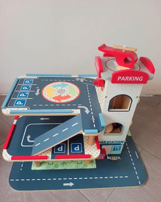Parcheggio garage giocattolo Wood n'play in legno