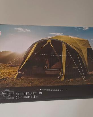 Tenda Coleman Carlsbad Dark Room 4 persone nuova