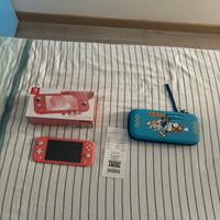 Console nintendo switch lite + custodia sonic