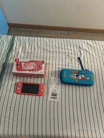 Console nintendo switch lite + custodia sonic