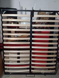 rete a doghe matrimoniale 160 x 190 senza piedi