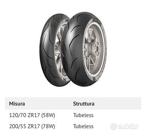 Dunlop Sportsmart TT Nuove 200/55 - 120/70