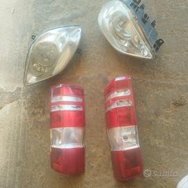 ricambi fari e stop furgone Mercedes sprinter 