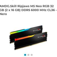 DDR5 Ram 32 gb Gskill 6000 mhz