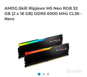 DDR5 Ram 32 gb Gskill 6000 mhz