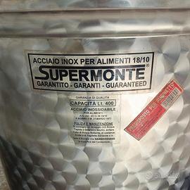 Contenitore per vino olio acciaio inox 18 10 