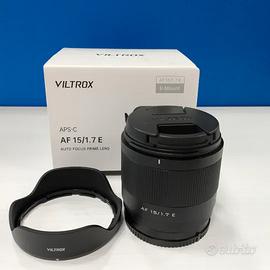 Viltrox AF 15mm F1.7 APSC x Sony in Stato Ottimale