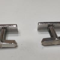 Gemelli colore argento "vintage"