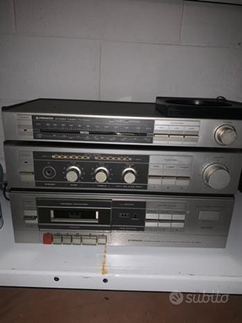 Pioneer amplificatore radio e lettore cassette