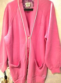 cardigan vintage Penny Black cotone fucsia M/L