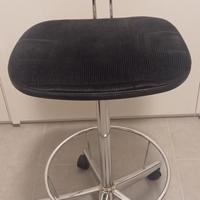 sedia girevole alta vintage 