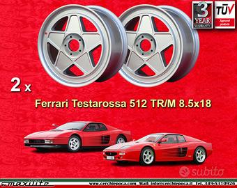 4 pz cerchi Ferrari Penta 8.5x18 ET50 5x108