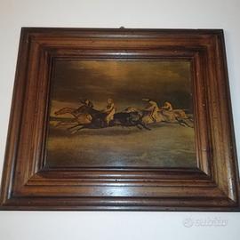 Quadro corse di cavalli