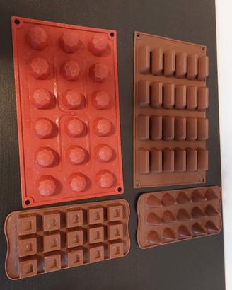 Stampi in silicone per cioccolatini
