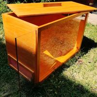 Teca rettili completa di accessori e riscaldamento