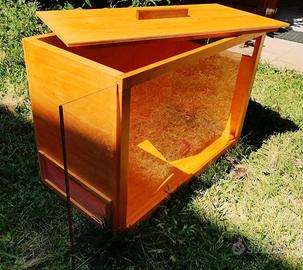 Teca rettili completa di accessori e riscaldamento