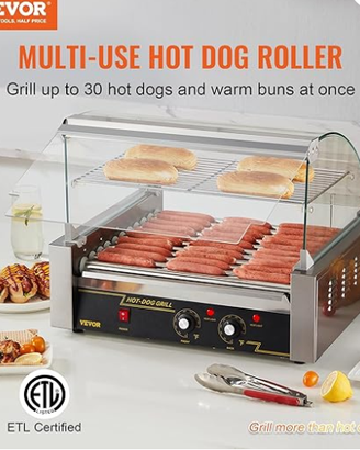 Macchina per Hot Dog, 11 Rulli
