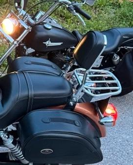 Sissy bar + portapacchi Harley Davidson