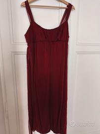 vestito elegante in seta con. coprispalle