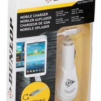 Dunlop Caricabatterie per auto Micro-USB 12/24V