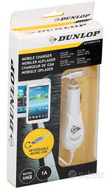 Dunlop Caricabatterie per auto Micro-USB 12/24V