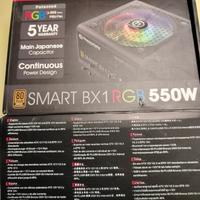 alimentatore  pc 550w rgb