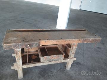 BANCO DA FALEGNAME IN FAGGIO DA LAVORO