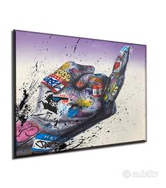 Quadro Stampa su Tela Street Art 70x120 cm