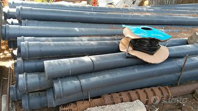 Tubo PVC da 160 pn4 lunghezza 6 metri