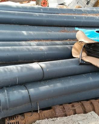 Tubo PVC da 160 pn4 lunghezza 6 metri