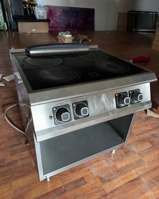 CUCINA ELETTRICA VETROCERAMICA 4 ZONE SU VANO