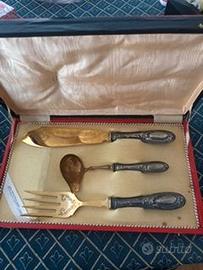 Set posate in argento 800