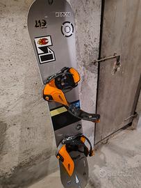 Snowboard Burton Custom 158 con attacchi Drake