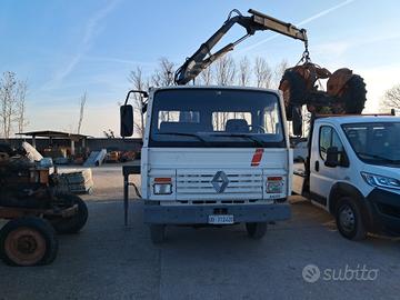 Renault midliner s 120 con gru amco veba fiat 640 