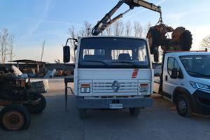 Renault midliner s 120 con gru amco veba fiat 640 