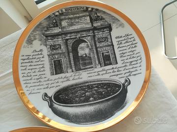 Piatto Fornasetti "Il minestrone"