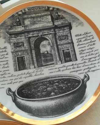 Piatto Fornasetti "Il minestrone"