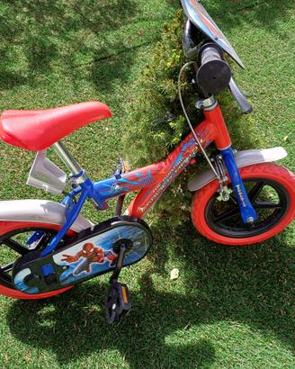 BICICLETTA BAMPINO SPIDERMAN