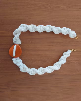 collana macramè 