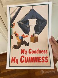 Poster stampa birra Guinness quadro Pub ristorante