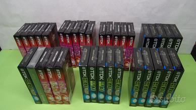Kit 35 Videocassette VHS 120 minuti, NUOVE, TDK EH
