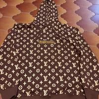 Felpa cotone Louis Vuitton Supreme tg S